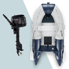 300 cm NOARD Schlauchboot mit 5 PS Parsun Motor (F5ABMS-DC)