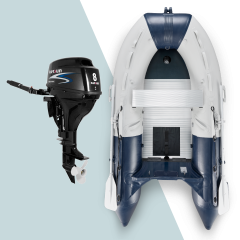 300 cm NOARD Schlauchboot mit 8 PS Parsun Motor (F8BMS)