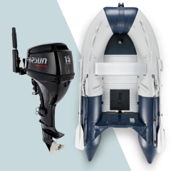 300 cm NOARD Schlauchboot mit 15 PS Parsun Motor (F15ABMS)