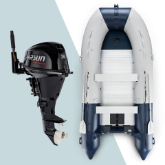 380 cm NOARD Schlauchboot mit 20 PS Parsun Motor (F20ABMS)